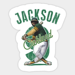 Reggie Jackson Oakland Arch Sticker